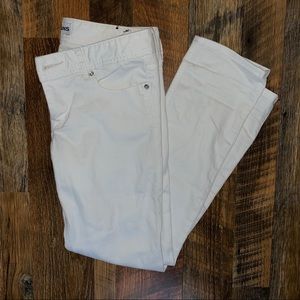 Express Jeans Stella Low Rise Cropped Skinny Pants